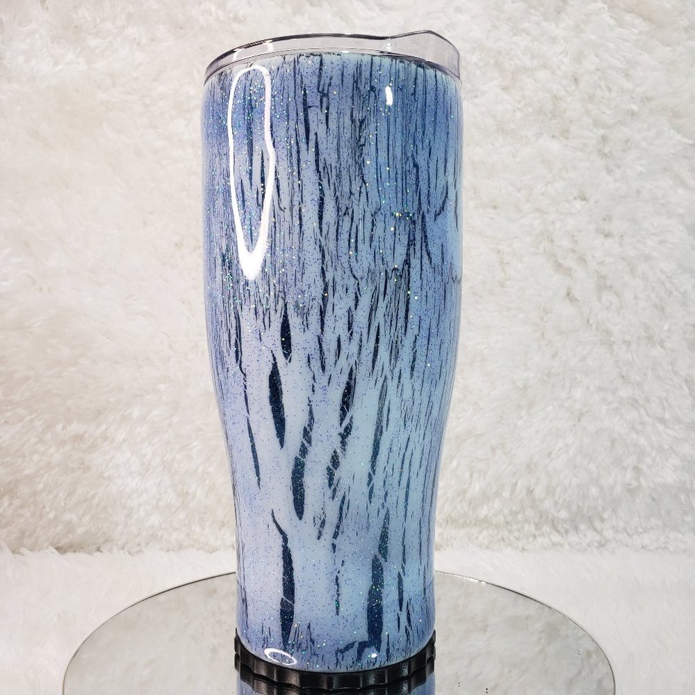 Winter Wonderland Blue Tumbler  30oz